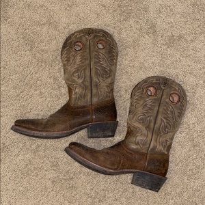 Ariat | Leather Square Toe Boots